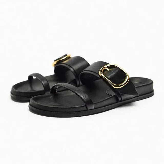 AKILA - Vegan Leather Strap Women's Sandals