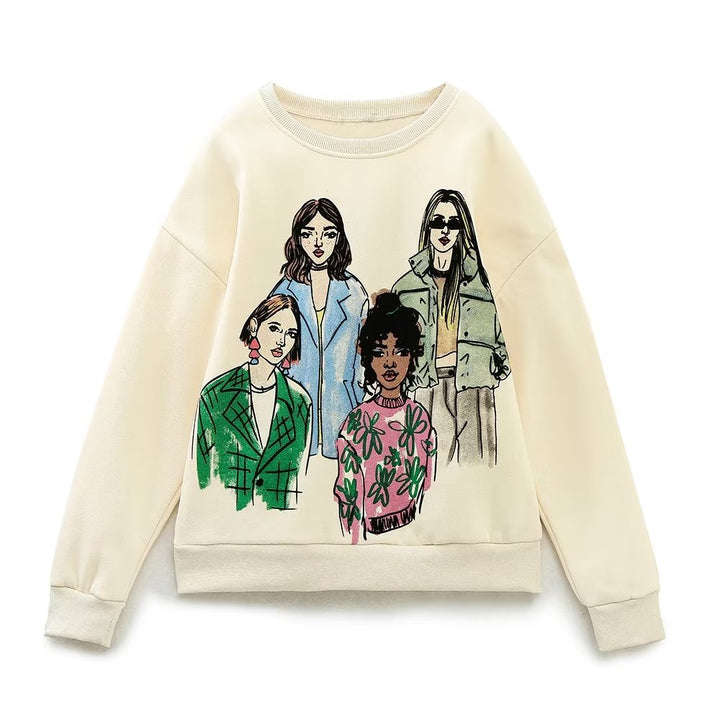 RAYNE -  Illustrated Crewneck Sweatshirt