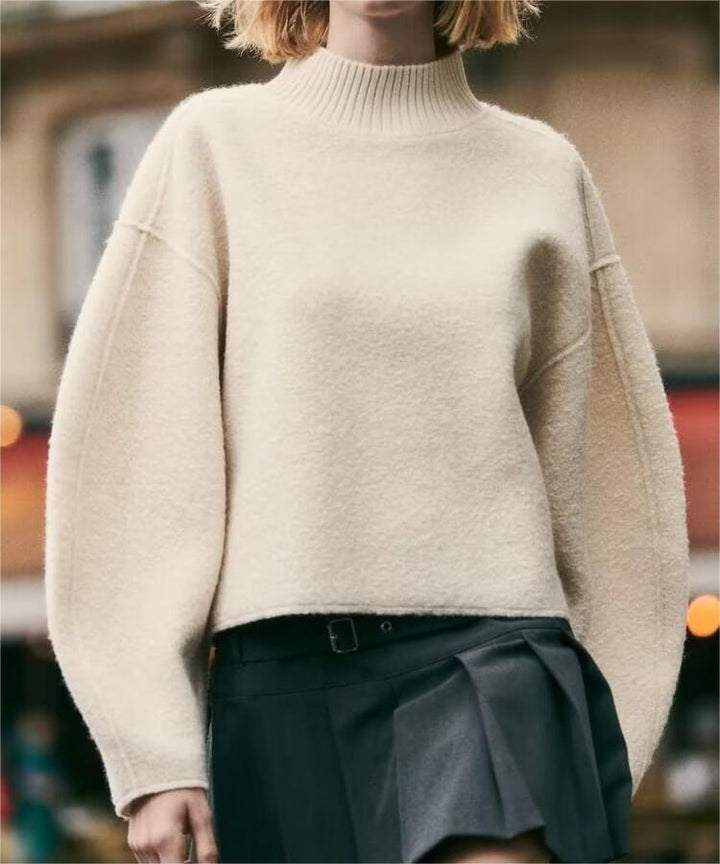 RYA - Vegan Wool Blend Turtleneck Sweater