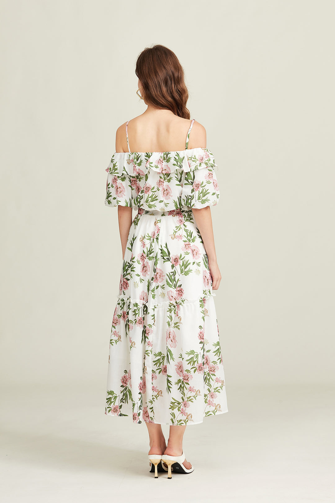 CAPRI - Floral Off-Shoulder Two-Piece Summer Set