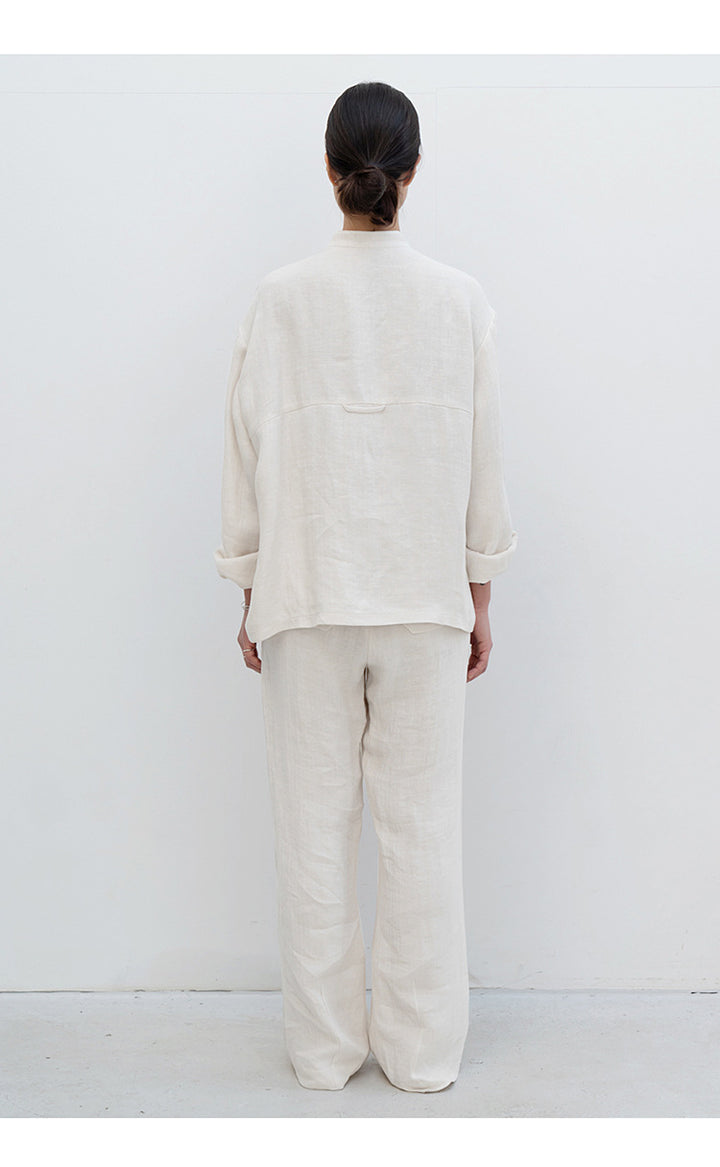 SAND - Linen Oversized Shirt