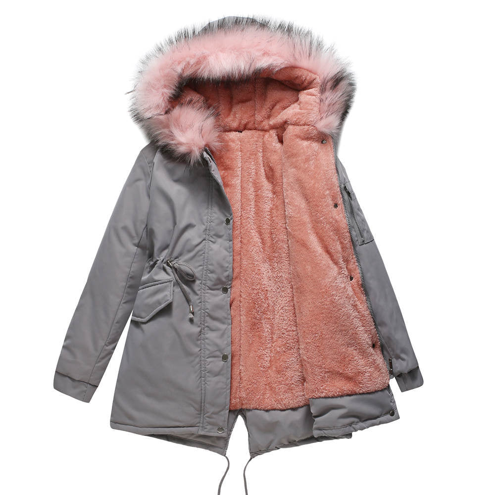 PETA - Faux Fur Hooded Parka Jacket