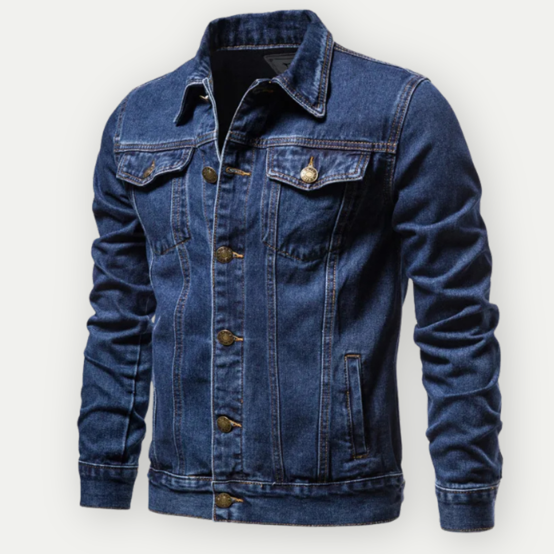 CARTERII - Men's Classic Denim Trucker Jacket