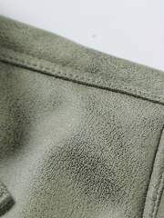 KARSTON - Bomber Jacket with Contrast Collar and Lining Sage Green