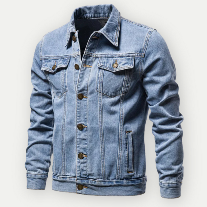 CARTERII - Men's Classic Denim Trucker Jacket