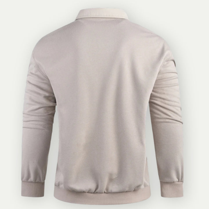 JACKS - Classic Collared Pullover Sweatshirt