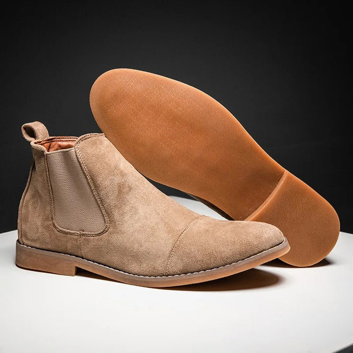 NELSON - Men's Classic Vegan Suede Chelsea Boots