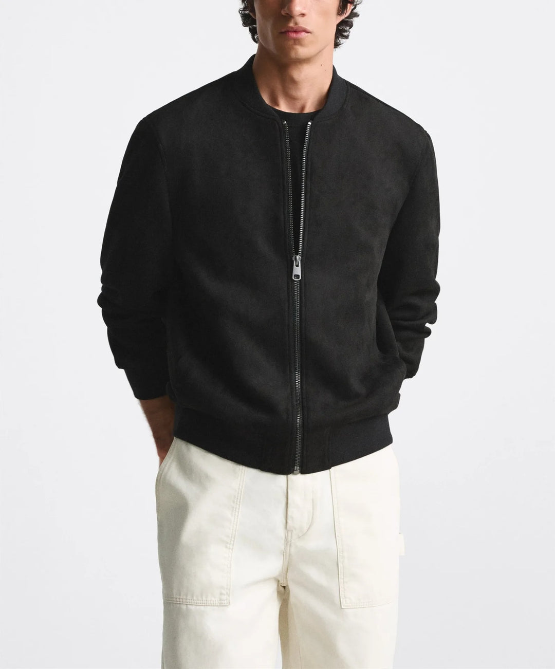 PELE - Men's Classic Zip-Up Bomber Jacket