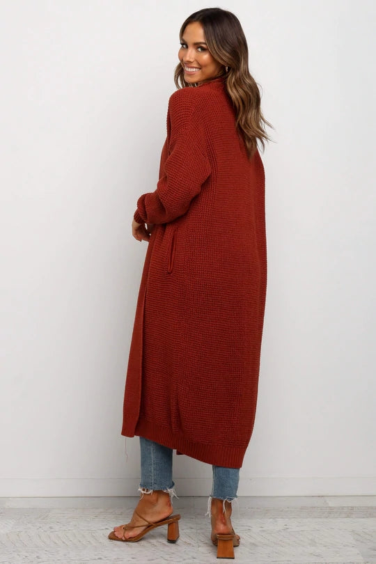 DONDI - Longline Knit Cardigan