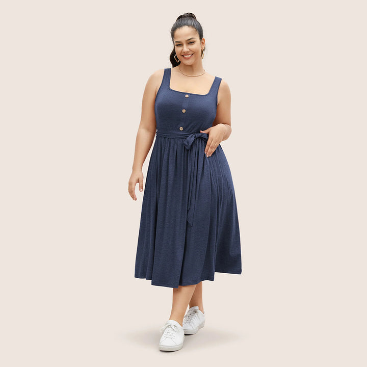 KAIYA - Sleeveless Midi Dress