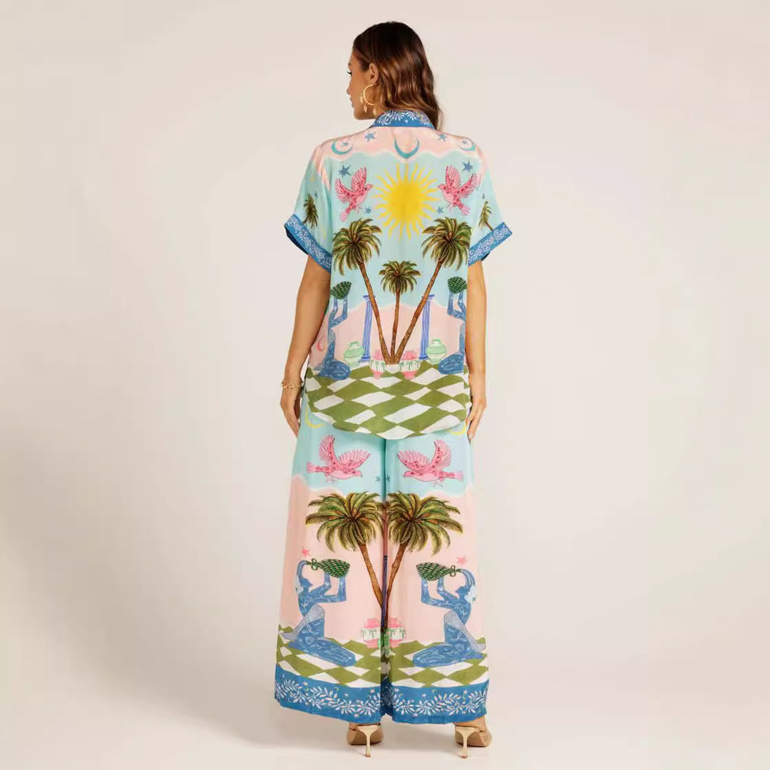 LORREE - Vibrant Tropical Print Set