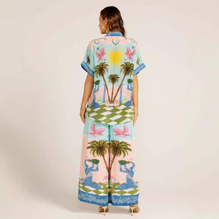 LORREE - Vibrant Tropical Print Set