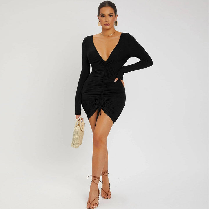 MAISIE - Ruched Bodycon Mini Dress