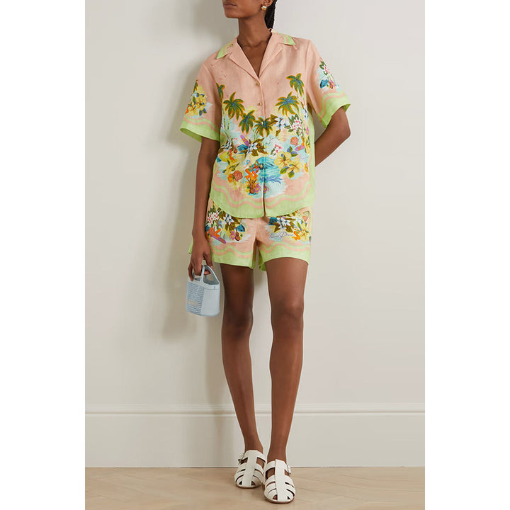 SIA - Tropical Print Two-Piece Set