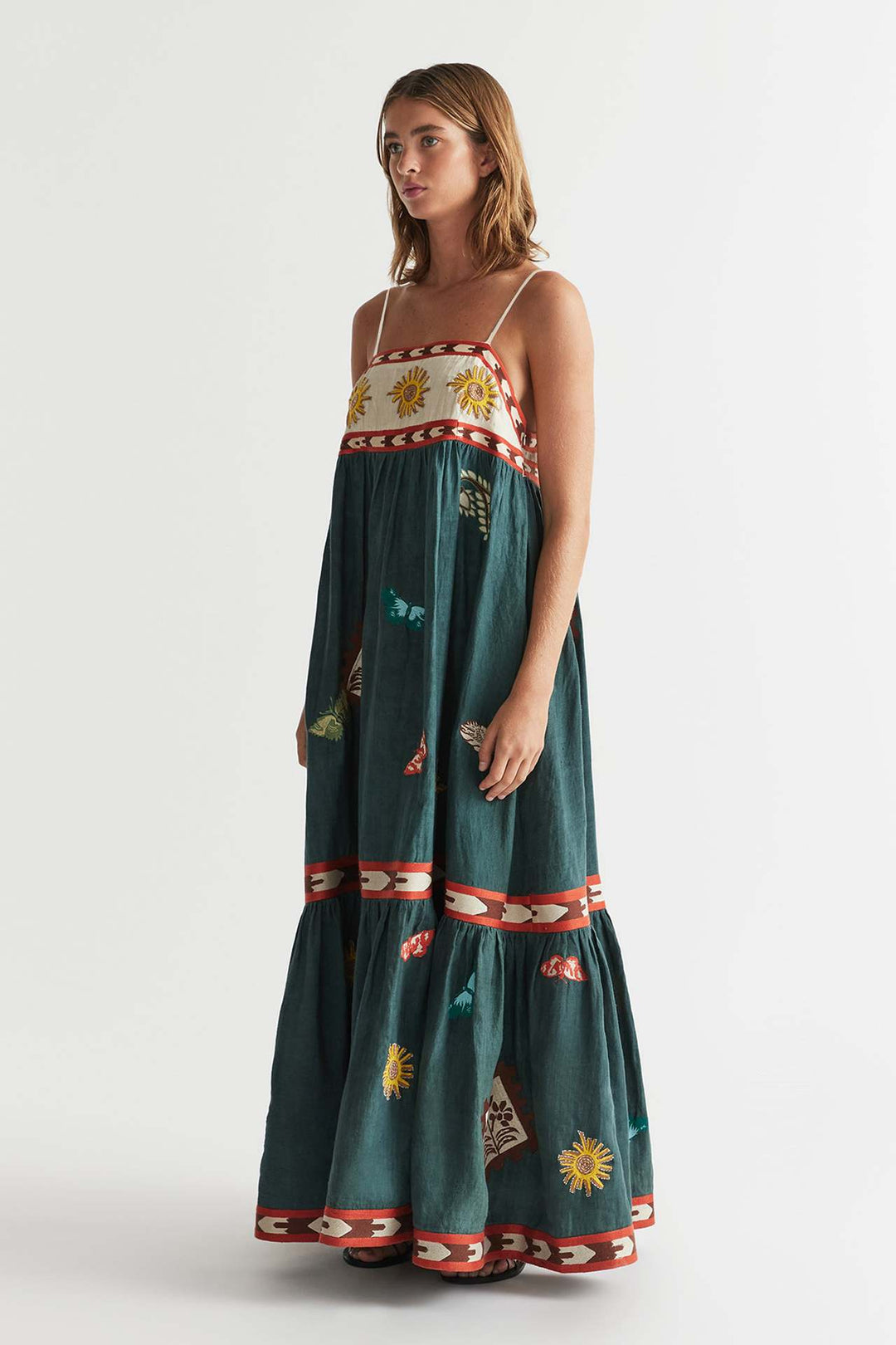 ARABELLA - Bohemian Floral Maxi Dress