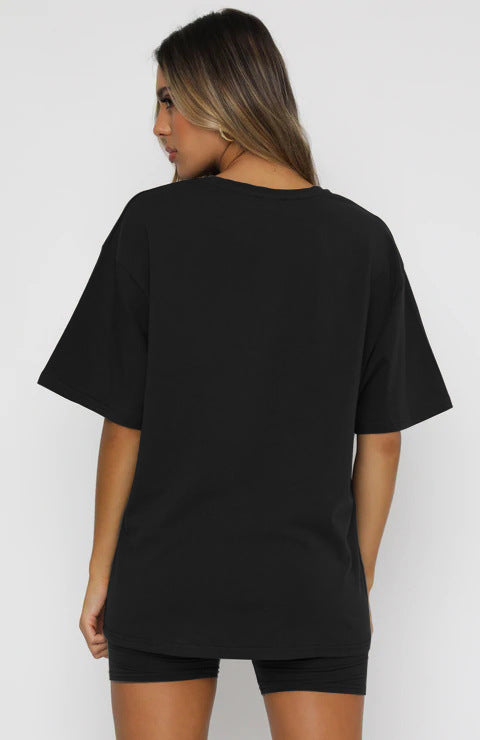 EVERLY - Casual Oversized T-Shirt Set