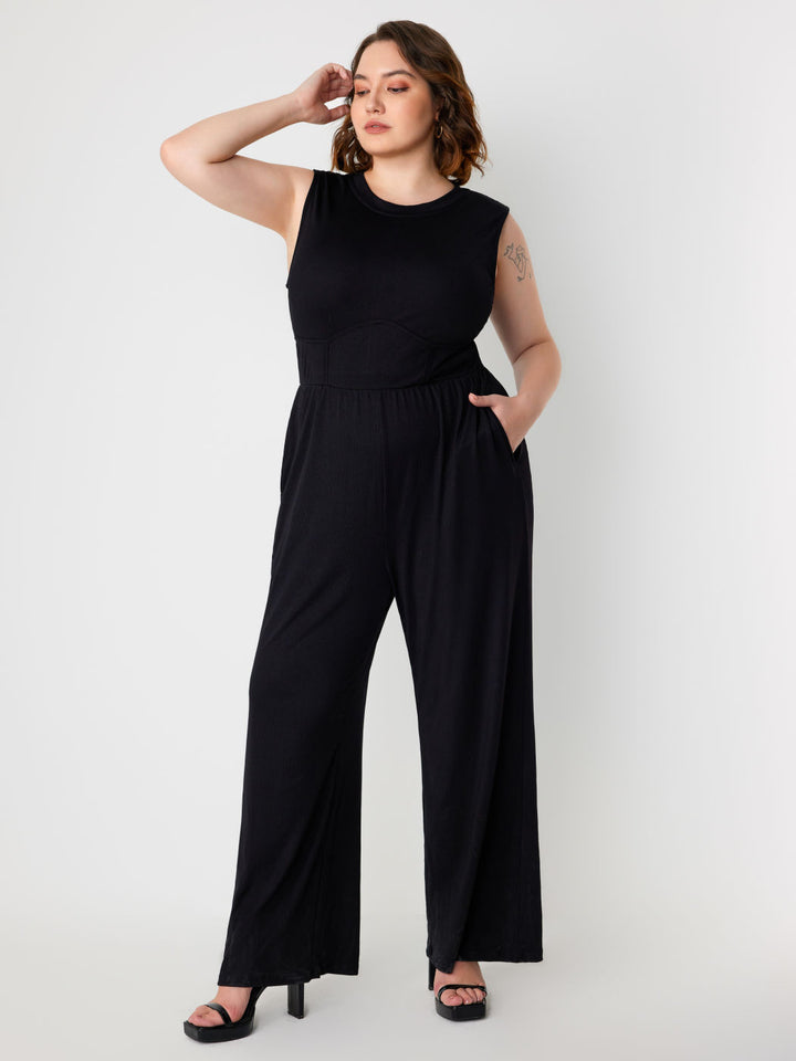 EFFIE - Sleeveless Jumpsuit