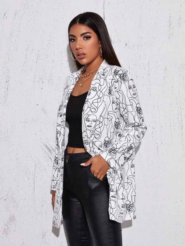 AIYA - Artistic Print Blazer