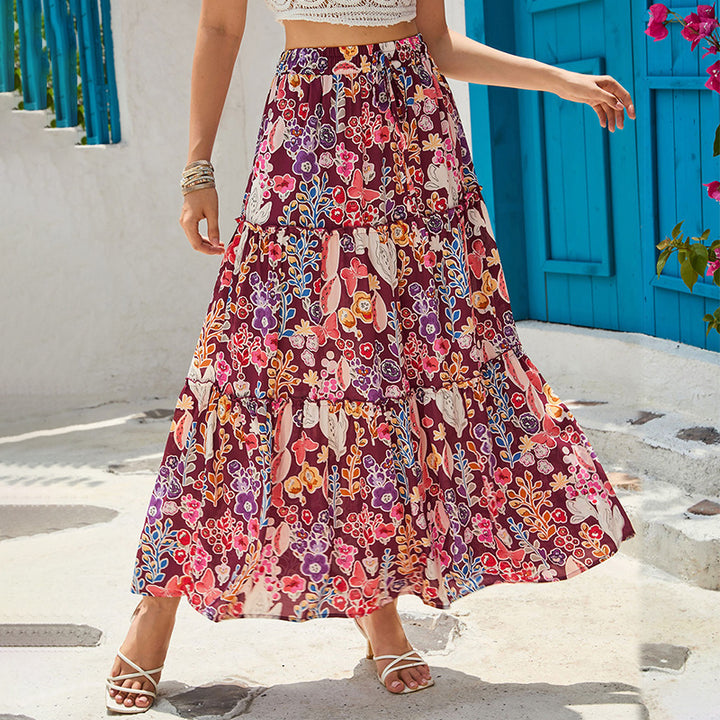 NUR - Bohemian Maxi Skirt