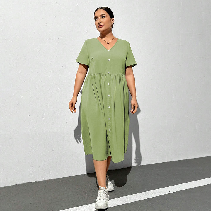 URBI - Button-Down Midi Dress