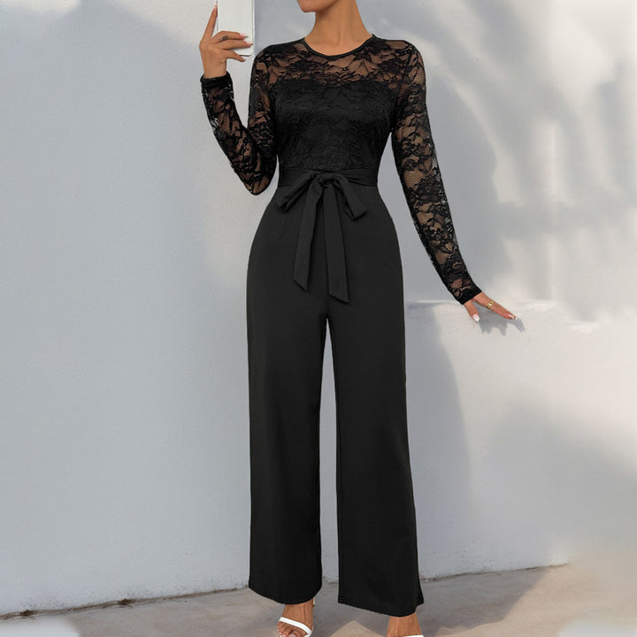 CALANTHE - Elegant Lace Jumpsuit