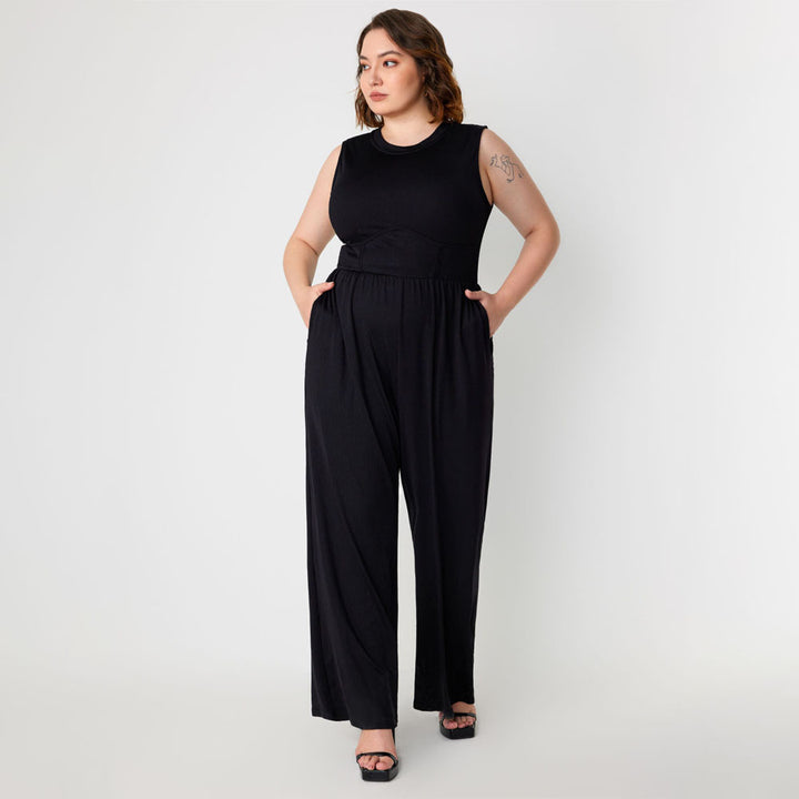 EFFIE - Sleeveless Jumpsuit