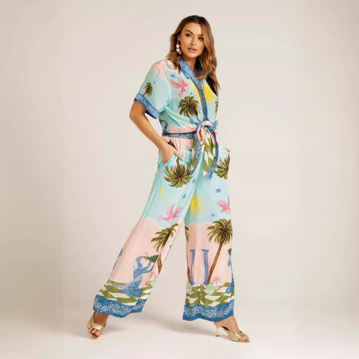 LORREE - Vibrant Tropical Print Set