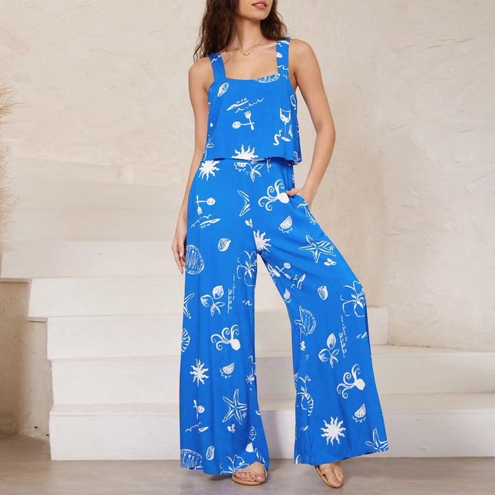 BONI - Flowy Summer Wide-Leg Jumpsuit