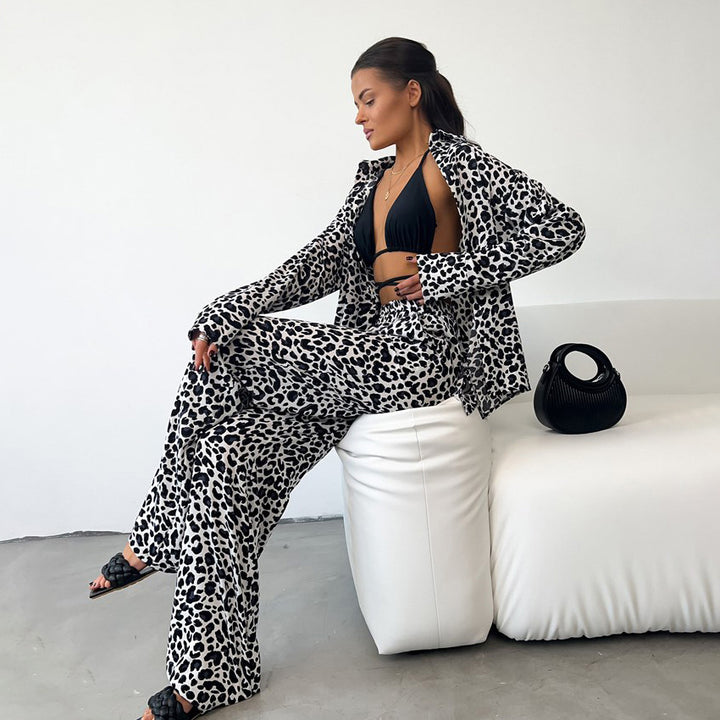 KIRAZ - Leopard Print Lounge Set