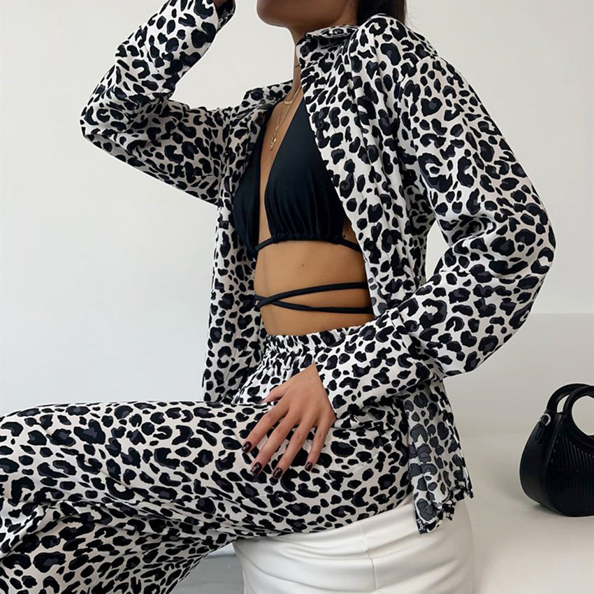 KIRAZ - Leopard Print Lounge Set