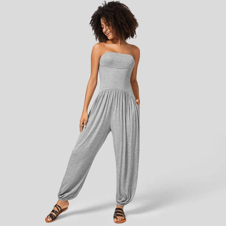 OGGI - Strapless Harem Jumpsuit