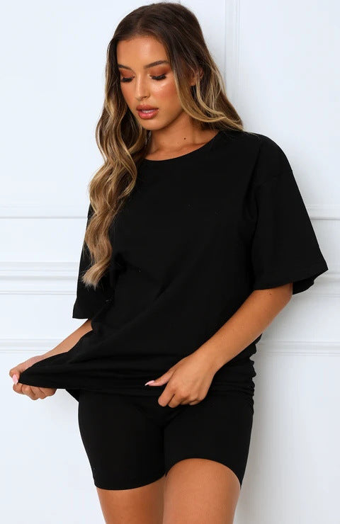 EVERLY - Casual Oversized T-Shirt Set