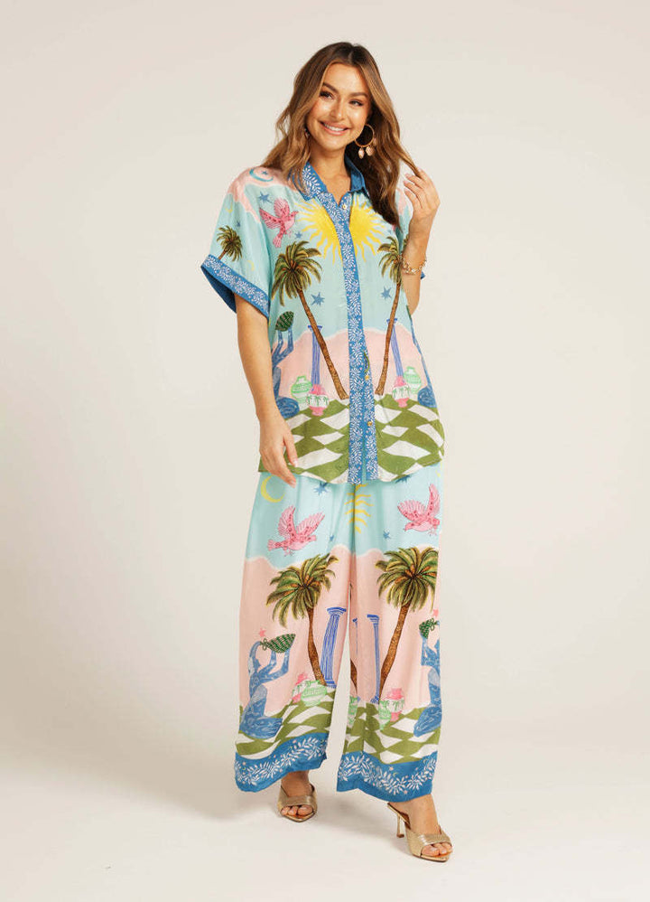 LORREE - Vibrant Tropical Print Set