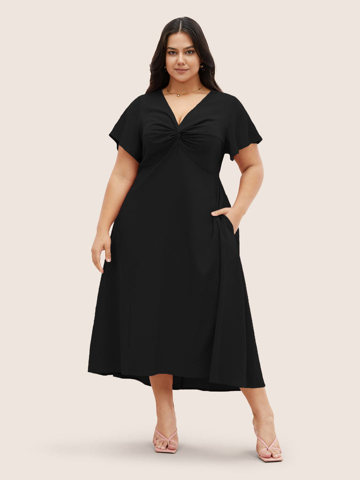 LARAINE - Black Midi Dress