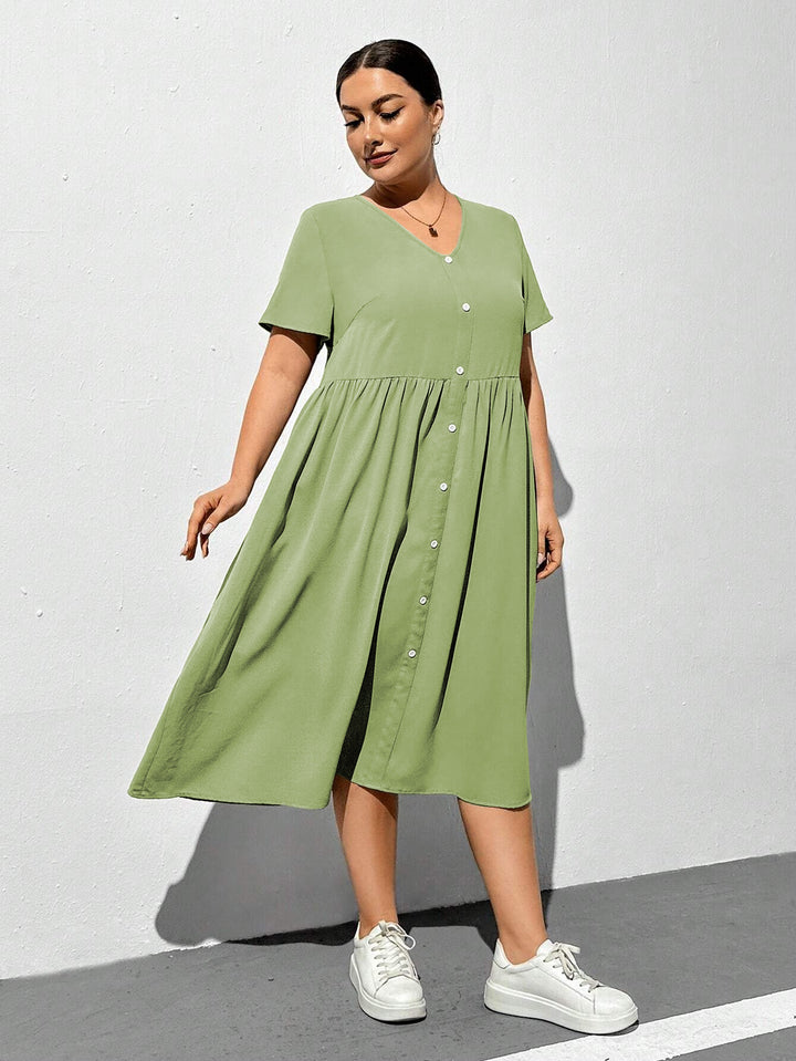 URBI - Button-Down Midi Dress