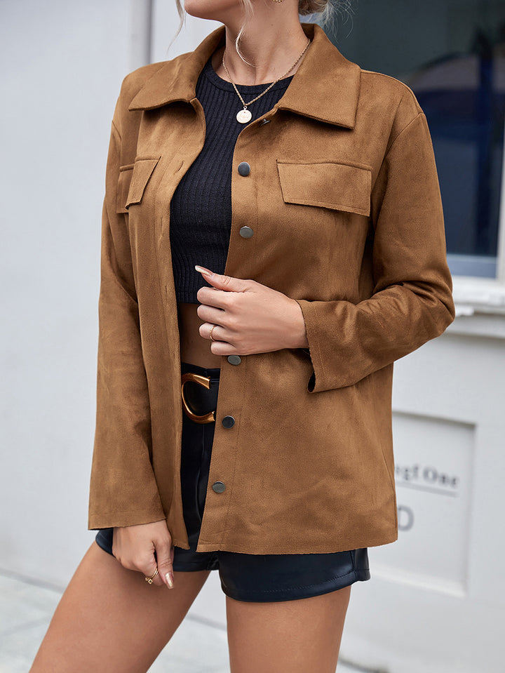 GALO -  Urban Elegance Vegan Suede Jacket