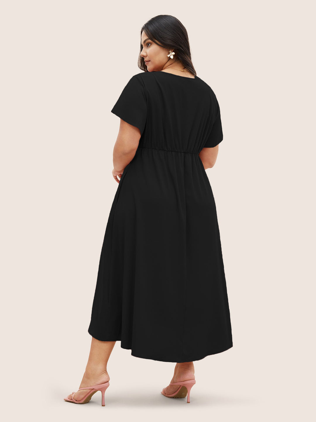 LARAINE - Black Midi Dress