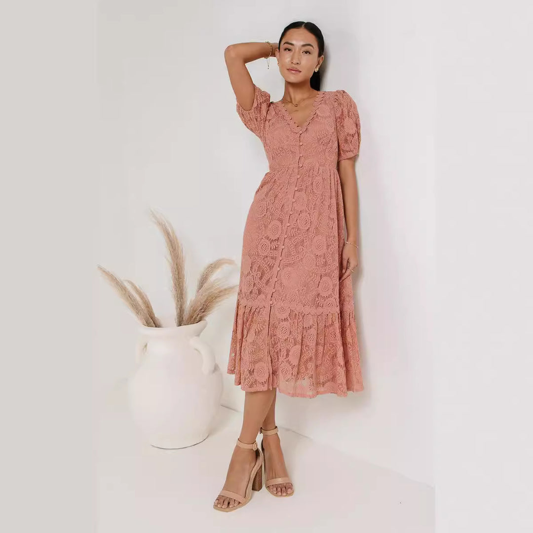 DANE - Lace Midi Dress