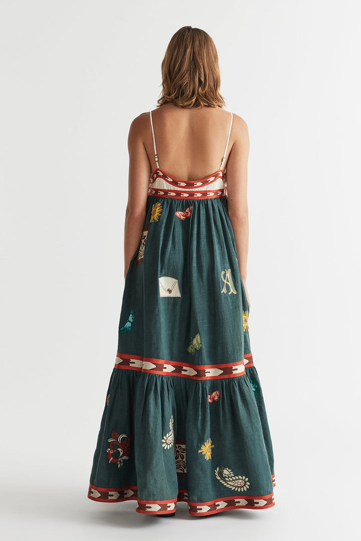 ARABELLA - Bohemian Floral Maxi Dress