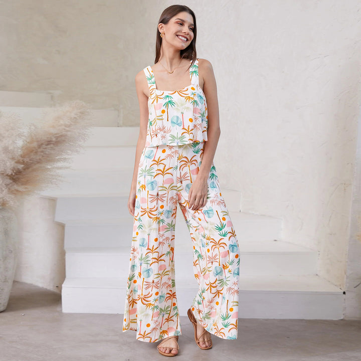 BONI - Flowy Summer Wide-Leg Jumpsuit