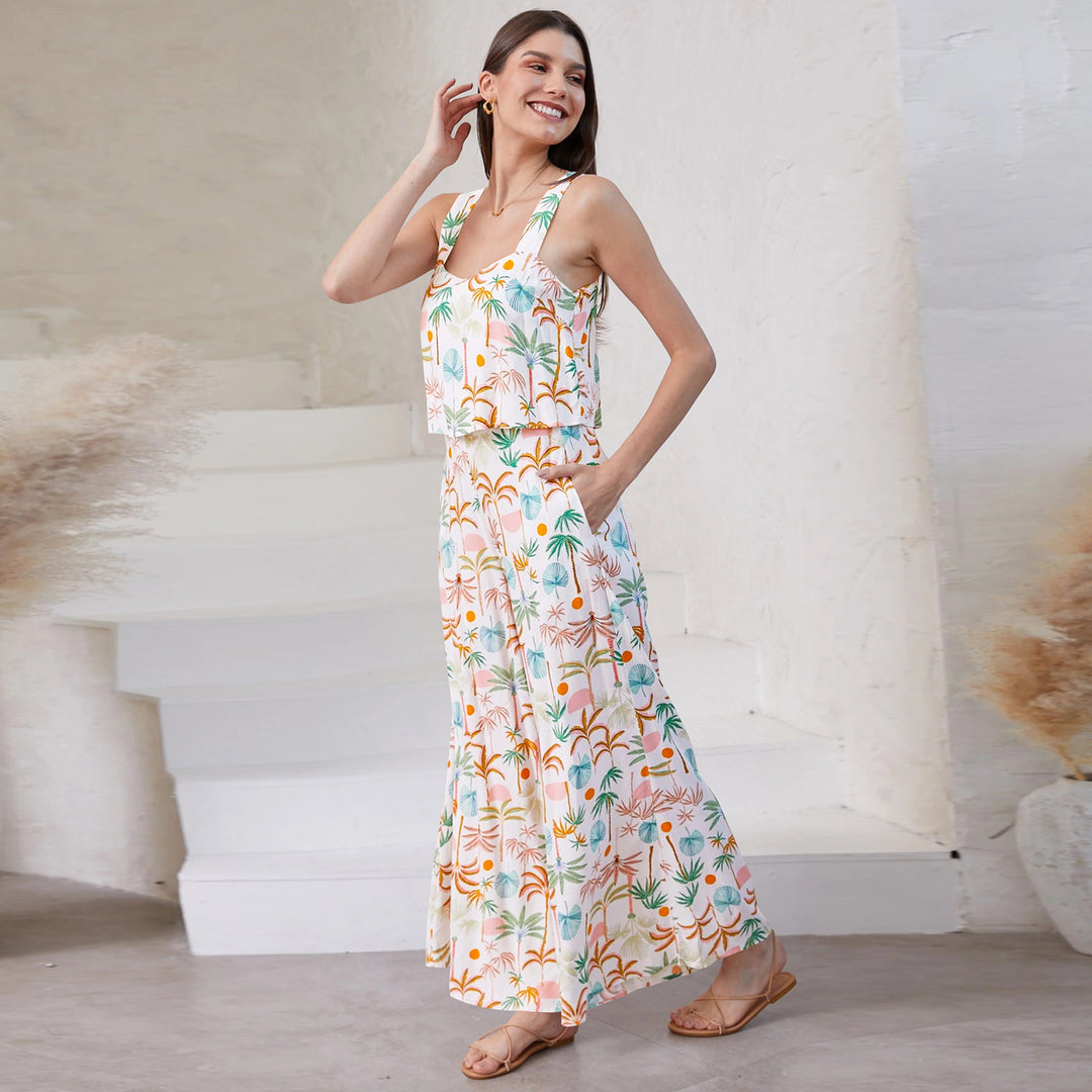 BONI - Flowy Summer Wide-Leg Jumpsuit