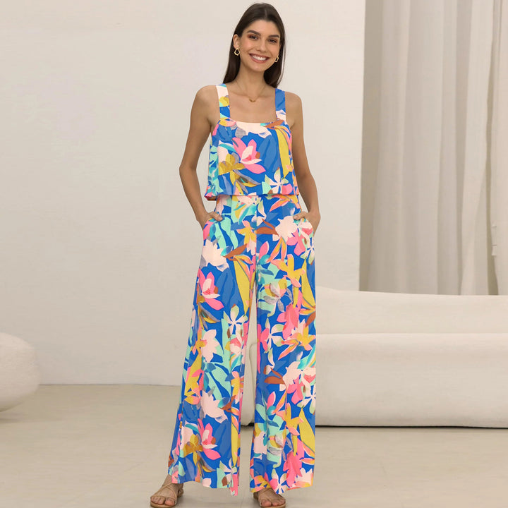 BONI - Flowy Summer Wide-Leg Jumpsuit