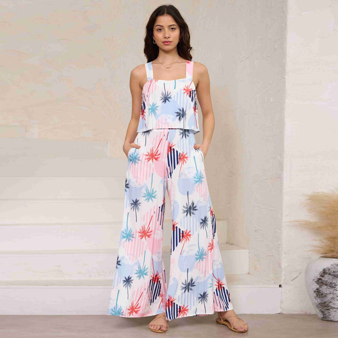 BONI - Flowy Summer Wide-Leg Jumpsuit