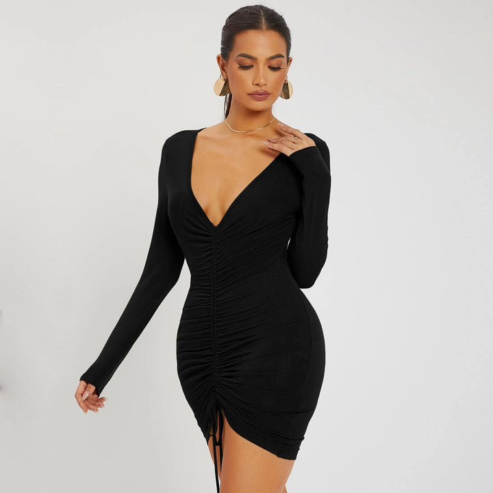 MAISIE - Ruched Bodycon Mini Dress