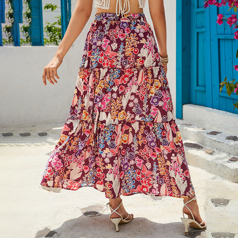 NUR - Bohemian Maxi Skirt