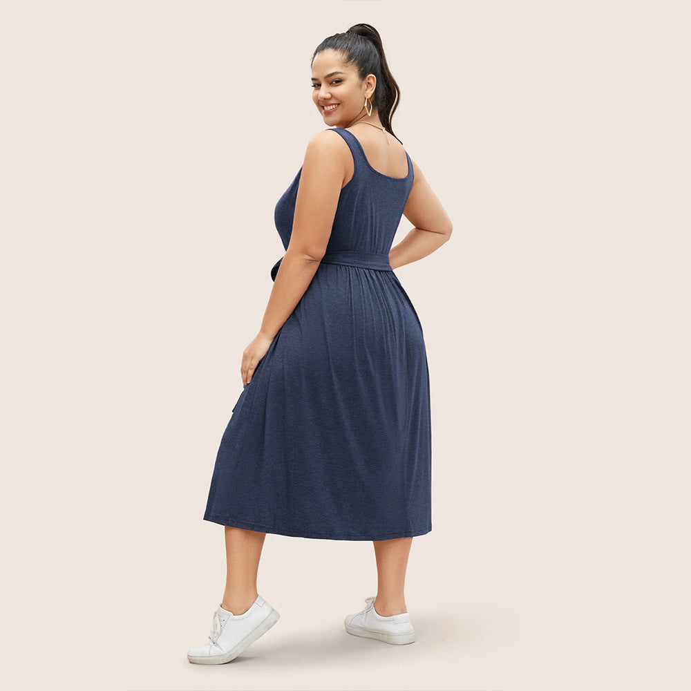 KAIYA - Sleeveless Midi Dress