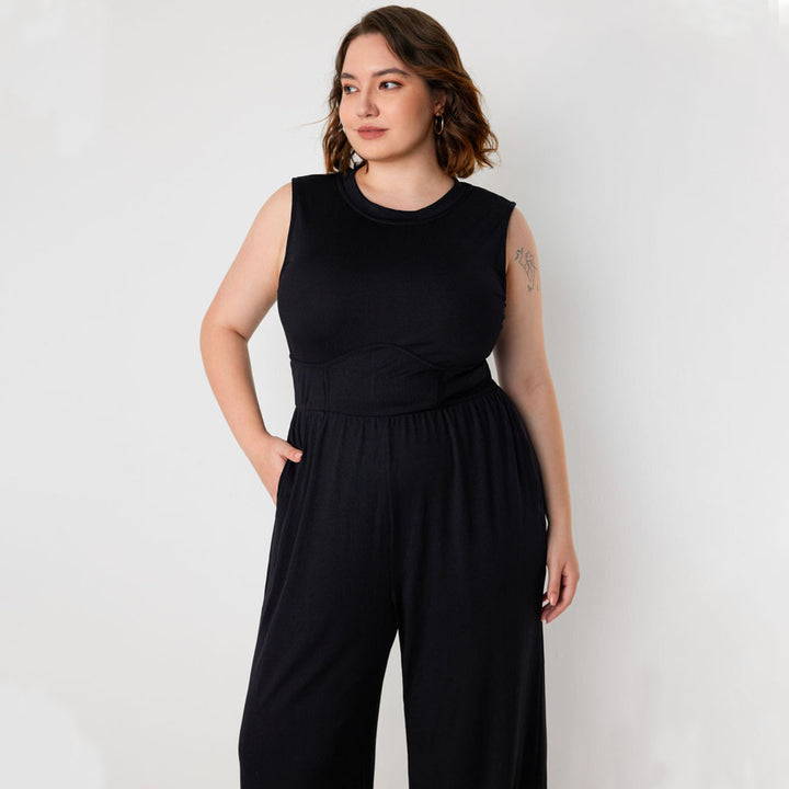 EFFIE - Sleeveless Jumpsuit