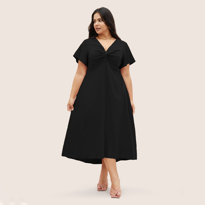 LARAINE - Black Midi Dress