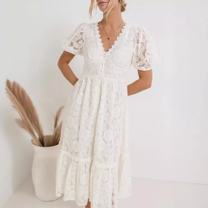 DANE - Lace Midi Dress