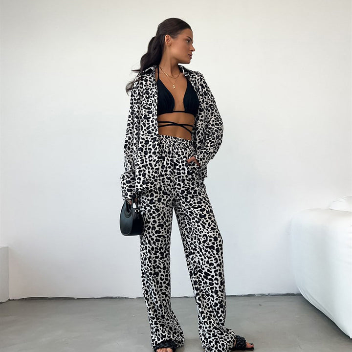 KIRAZ - Leopard Print Lounge Set